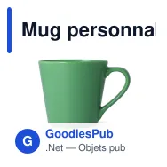 Mug personnalisable en grès cérame 200 ml avec logo - Sagaform Brazil - Miniature 3