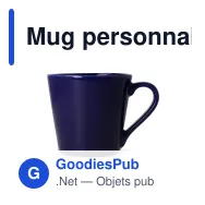 Mug personnalisable en grès cérame 200 ml avec logo - Sagaform Brazil - Miniature 4