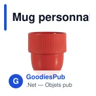Mug personnalisable en grès cérame 270 ml avec logo - Sagaform Inka - Miniature 2