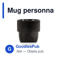 Mug personnalisable en grès cérame 270 ml avec logo - Sagaform Inka - Miniature 7