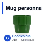 Mug personnalisable en grès cérame 270 ml avec logo - Sagaform Inka - Miniature 9