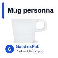 Mug personnalisable en porcelaine 180 ml avec logo - Sensi - Miniature 2