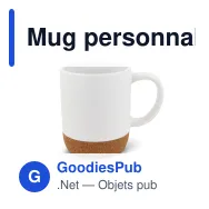 Mug personnalisable en grès cérame 250 ml avec logo - Seville - Miniature 2