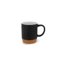 Variante Noir - Mug personnalisable en grès cérame 250 ml avec logo - Seville