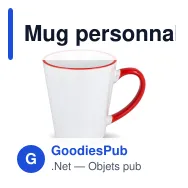 Mug personnalisable bord et anse colorés 300 ml avec logo - Melbourne - Miniature 3
