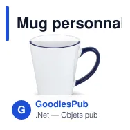 Mug personnalisable bord et anse colorés 300 ml avec logo - Melbourne - Miniature 4
