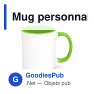 Mug personnalisable intérieur et anse colorés 300 ml avec logo - Oslo - Miniature 4