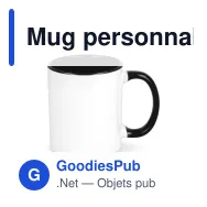 Mug personnalisable intérieur et anse colorés 300 ml avec logo - Oslo - Miniature 5