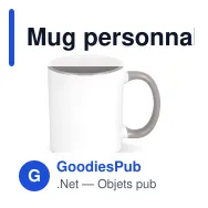 Mug personnalisable intérieur et anse colorés 300 ml avec logo - Oslo - Miniature 7