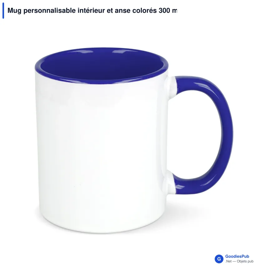 Mug personnalisable intérieur et anse colorés 300 ml avec logo - Oslo - Image 8