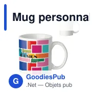 Mug personnalisable en sublimation grès cérame 300 ml avec logo - Oslo - Miniature 1
