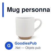Mug personnalisable en grès cérame 180 ml avec logo - Tallin - Miniature 4