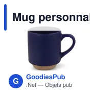 Mug personnalisable en grès cérame 180 ml avec logo - Tallin - Miniature 5