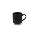 Variante Noir - Mug personnalisable en grès cérame 180 ml avec logo - Tallin