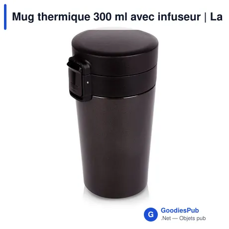 Mug thermique 300 ml avec infuseur | Laura