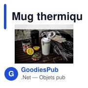 Mug thermique 300 ml avec infuseur | Laura - Miniature 2