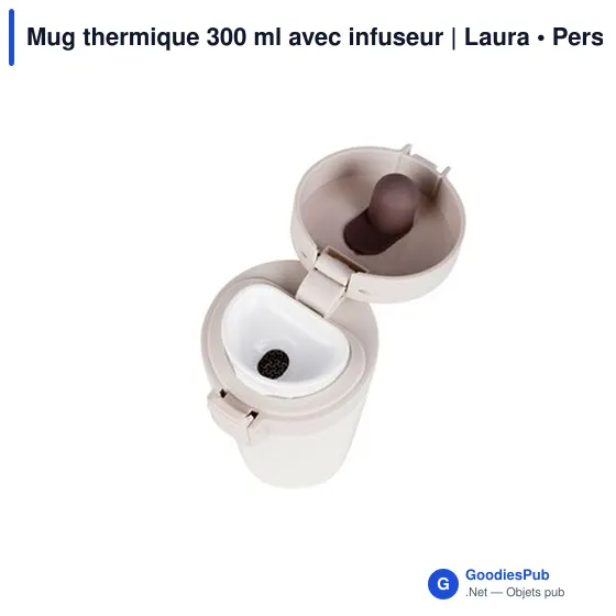 Mug thermique 300 ml avec infuseur | Laura - Image 11
