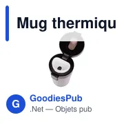 Mug thermique 300 ml avec infuseur | Laura - Miniature 3