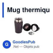 Mug thermique 300 ml avec infuseur | Laura - Miniature 4