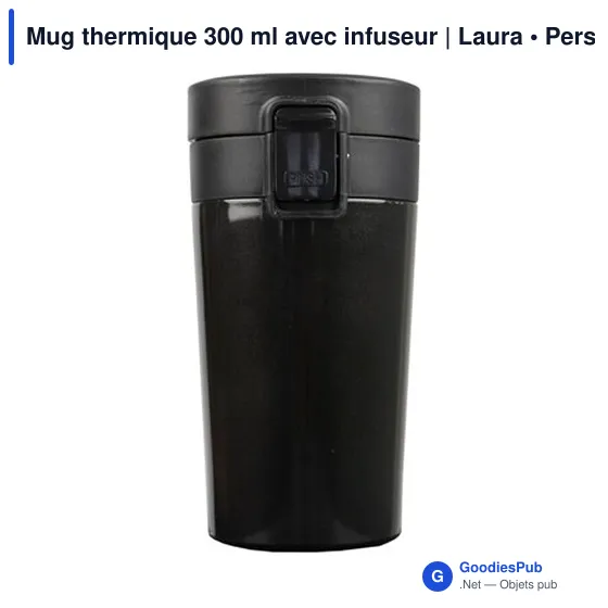 Mug thermique 300 ml avec infuseur | Laura - Image 5