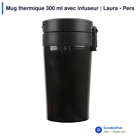 Mug thermique 300 ml avec infuseur | Laura - Image 6