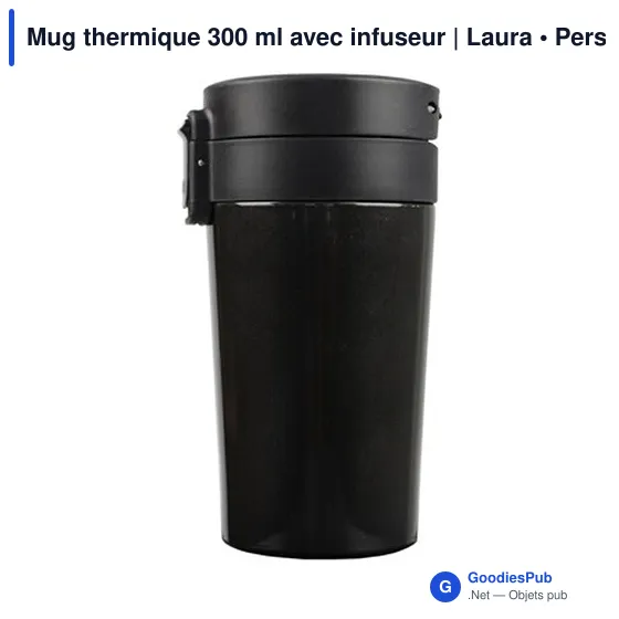 Mug thermique 300 ml avec infuseur | Laura - Image 7