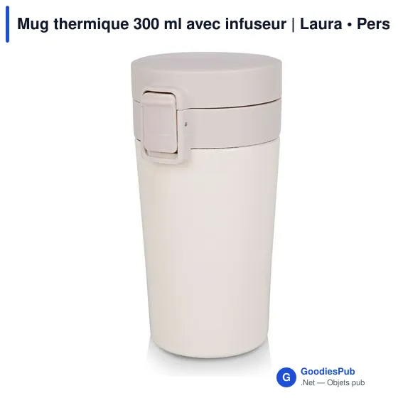 Mug thermique 300 ml avec infuseur | Laura - Image 9