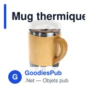 Mug thermique personnalisable 300 ml avec logo | Kol - Miniature 1