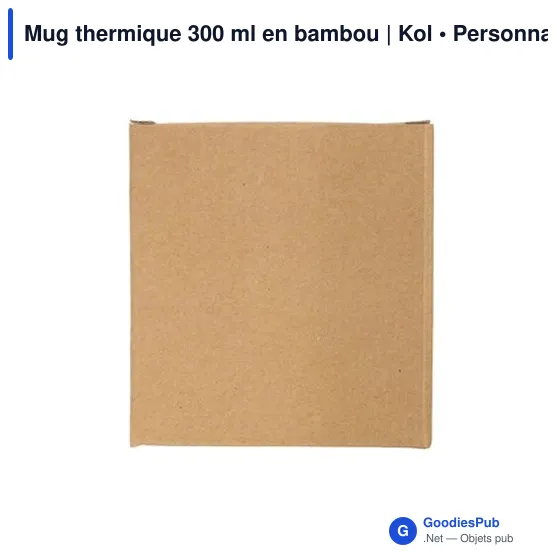Mug thermique personnalisable 300 ml avec logo | Kol - Image 9