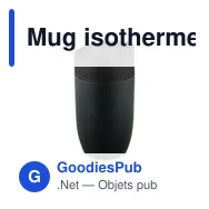 Mug isotherme personnalisable 330 ml avec logo - Air Gifts - Miniature 1