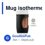 Mug isotherme personnalisable 330 ml avec logo - Air Gifts - Miniature 11