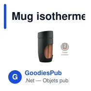 Mug isotherme personnalisable 330 ml avec logo - Air Gifts - Miniature 3