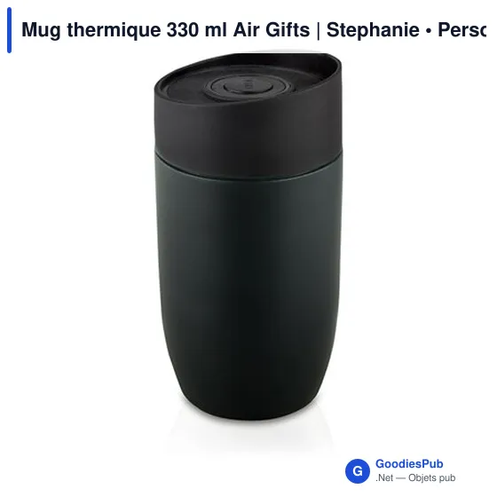 Mug isotherme personnalisable 330 ml avec logo - Air Gifts - Image 4