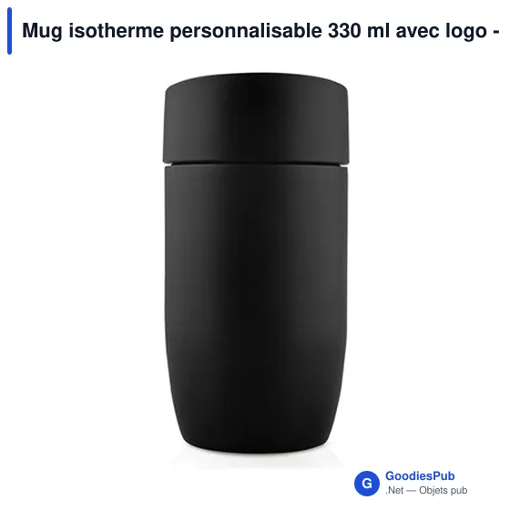 Mug isotherme personnalisable 330 ml avec logo - Air Gifts - Image 6
