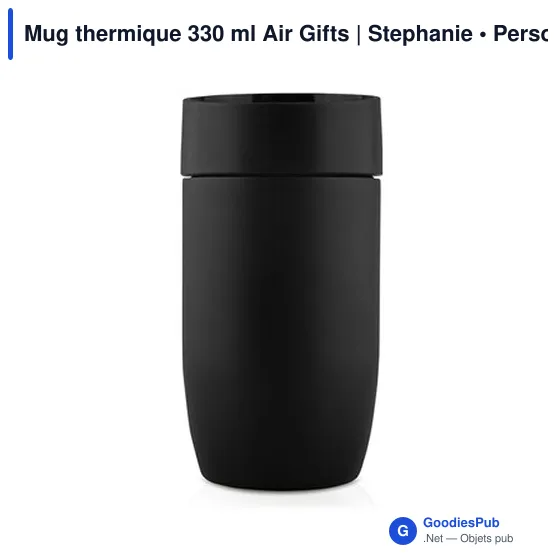 Mug isotherme personnalisable 330 ml avec logo - Air Gifts - Image 7