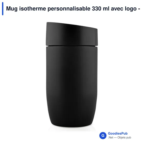 Mug isotherme personnalisable 330 ml avec logo - Air Gifts - Image 9