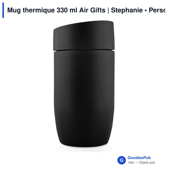 Mug isotherme personnalisable 330 ml avec logo - Air Gifts - Image 10