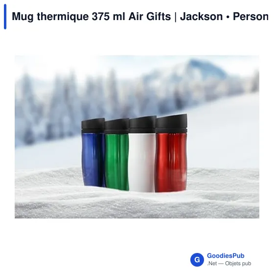 Mug thermique 375 ml Air Gifts | Jackson - Image 2
