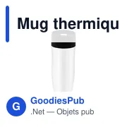 Mug thermique 375 ml Air Gifts | Jackson - Miniature 3