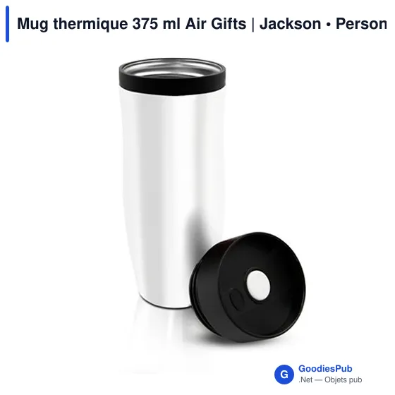 Mug thermique 375 ml Air Gifts | Jackson - Image 4
