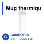 Mug thermique 375 ml Air Gifts | Jackson - Miniature 6
