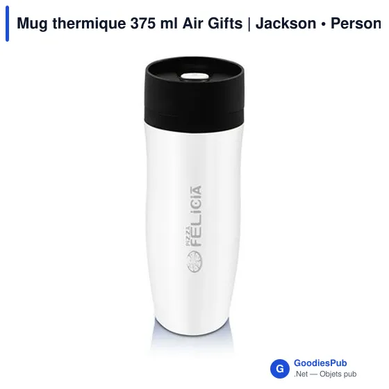 Mug thermique 375 ml Air Gifts | Jackson - Image 7