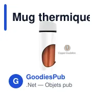 Mug thermique 375 ml Air Gifts | Jackson - Miniature 9