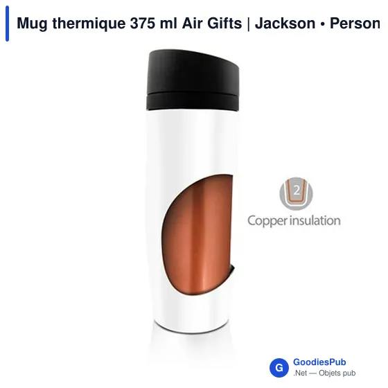 Mug thermique 375 ml Air Gifts | Jackson - Image 9