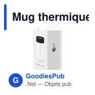 Mug thermique 375 ml Air Gifts | Jackson - Miniature 10