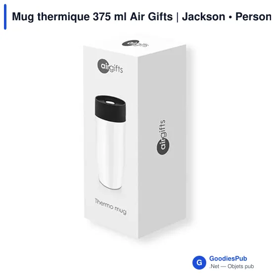 Mug thermique 375 ml Air Gifts | Jackson - Image 10