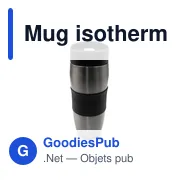 Mug isotherme personnalisable 375 ml avec logo - Air Gifts Jason - Miniature 1