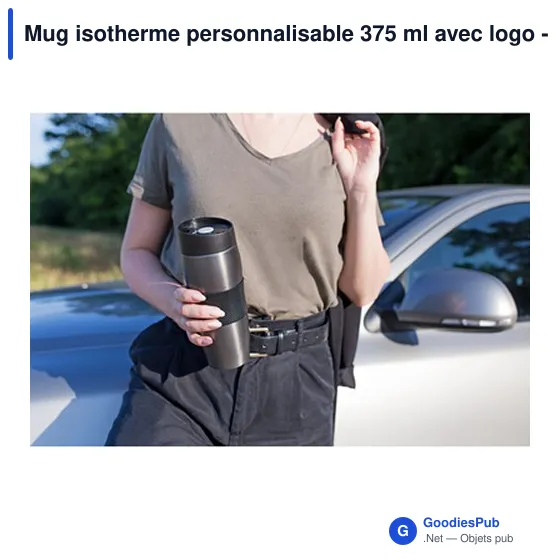 Mug isotherme personnalisable 375 ml avec logo - Air Gifts Jason - Image 12