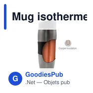 Mug isotherme personnalisable 375 ml avec logo - Air Gifts Jason - Miniature 9