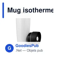 Mug isotherme personnalisable 375 ml avec logo - Air Gifts | Lottie - Miniature 4